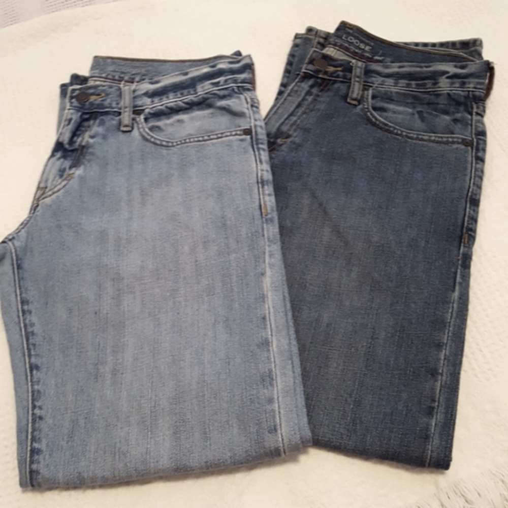 Old Navy Men's Loose Jeans - 2 Pairs